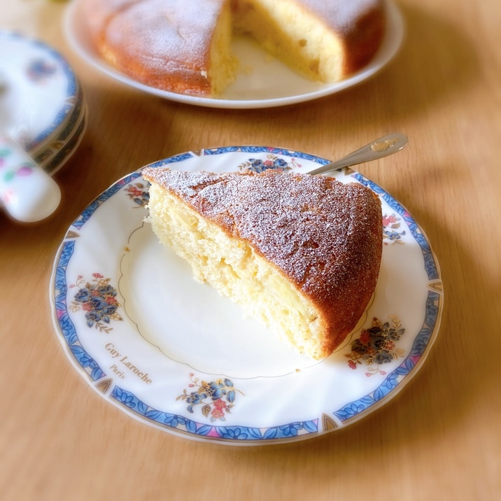 炊飯器で簡単♡レモン香るさつまいもケーキ♪